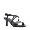 Clarks - Amali Buckle Black Leather